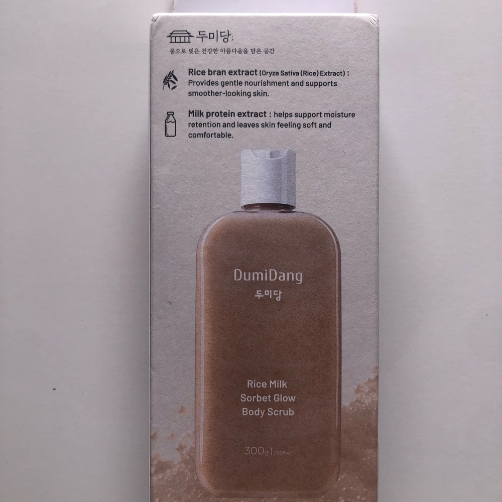 Rice Milk Sorbet Glow Body Scrub - Cream - Picture 3 of 4